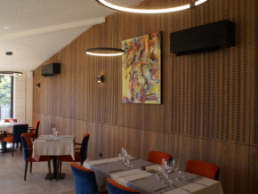 SONNIER Bois réalisation isolation acoustique Restaurant